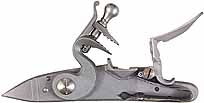 American Early Classic longrifle flint lock,
no pan bridle, right hand, by L&R